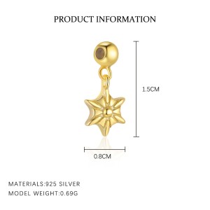 925 Sterling Silver Unique DIY Animal Birds Heart Pendant 90200091