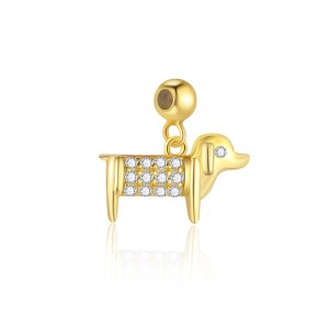 925 Sterling Silver Unique DIY Animal Birds Heart Pendant 90200091