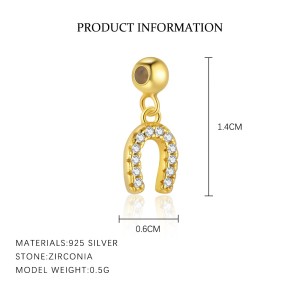 925 Sterling Silver Unique DIY Animal Birds Heart Pendant 90200091