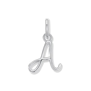 925 Sterling Silver Silver Tone Letter A to Z Pendant 90200093