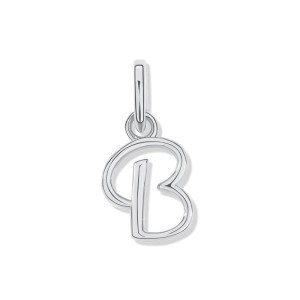 925 Sterling Silver Silver Tone Letter A to Z Pendant 90200093