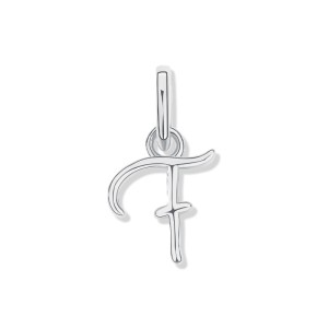 925 Sterling Silver Silver Tone Letter A to Z Pendant 90200093