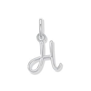 925 Sterling Silver Silver Tone Letter A to Z Pendant 90200093