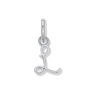925 Sterling Silver Silver Tone Letter A to Z Pendant 90200093
