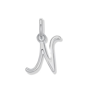 925 Sterling Silver Silver Tone Letter A to Z Pendant 90200093