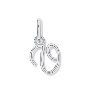 925 Sterling Silver Silver Tone Letter A to Z Pendant 90200093