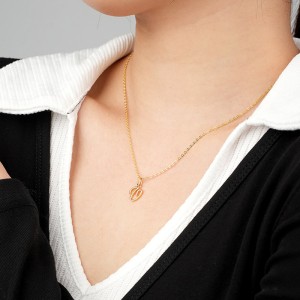 925 Sterling Silver Gold Tone Letter A to Z Pendant 90200092 925 Sterling Silver Gold Tone Letter A to Z Pendant 90200092