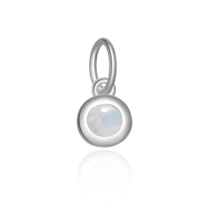 925 Sterling Silver Colorful Zirconia Birthstone Pendant 90200097
