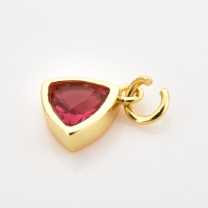 S925 Colorful Zirconia Birthstone Pendant 90200098