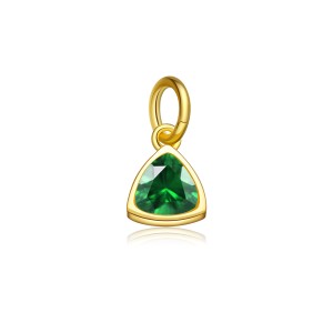 S925 Colorful Zirconia Birthstone Pendant 90200098