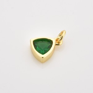 S925 Colorful Zirconia Birthstone Pendant 90200098