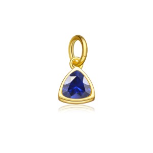 S925 Colorful Zirconia Birthstone Pendant 90200098