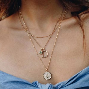 S925 Colorful Zirconia Birthstone Pendant 90200098