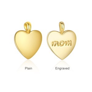 925 Sterling Siver Love Heart Pendant 90200099