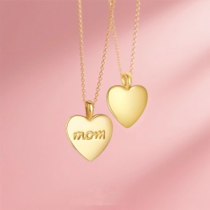 925 Sterling Siver Love Heart Pendant 90200099