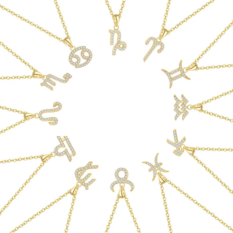 925 Sterling Silver Zirconia Constellation Pendant 90200102