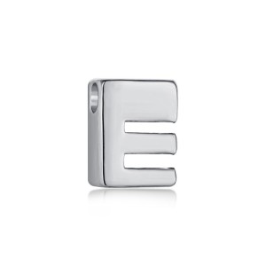 925 Sterling Silver Silver Tone Alphabet Letter Pendant 90200103 925 Sterling Silver Silver Tone Alphabet Letter Pendant 90200103