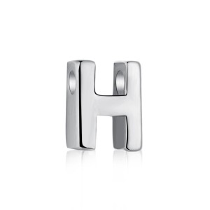 925 Sterling Silver Silver Tone Alphabet Letter Pendant 90200103 925 Sterling Silver Silver Tone Alphabet Letter Pendant 90200103