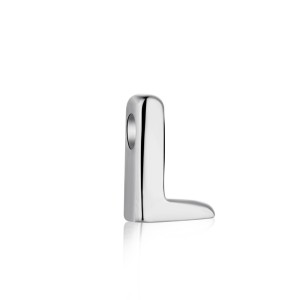 925 Sterling Silver Silver Tone Alphabet Letter Pendant 90200103 925 Sterling Silver Silver Tone Alphabet Letter Pendant 90200103