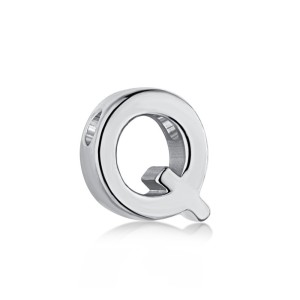 925 Sterling Silver Silver Tone Alphabet Letter Pendant 90200103 925 Sterling Silver Silver Tone Alphabet Letter Pendant 90200103