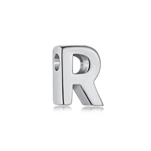 925 Sterling Silver Silver Tone Alphabet Letter Pendant 90200103 925 Sterling Silver Silver Tone Alphabet Letter Pendant 90200103