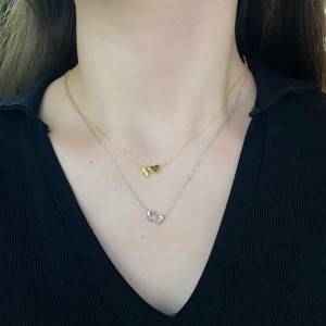 925 Sterling Silver Silver Tone Alphabet Letter Pendant 90200103 925 Sterling Silver Silver Tone Alphabet Letter Pendant 90200103