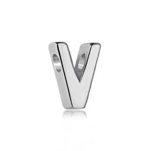 925 Sterling Silver Silver Tone Alphabet Letter Pendant 90200103 925 Sterling Silver Silver Tone Alphabet Letter Pendant 90200103