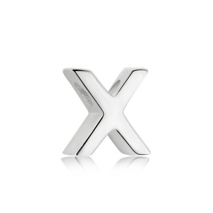 925 Sterling Silver Silver Tone Alphabet Letter Pendant 90200103 925 Sterling Silver Silver Tone Alphabet Letter Pendant 90200103