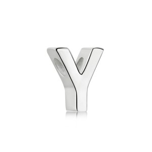 925 Sterling Silver Silver Tone Alphabet Letter Pendant 90200103 925 Sterling Silver Silver Tone Alphabet Letter Pendant 90200103