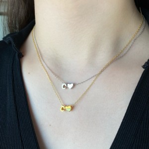 925 Sterling Silver Gold Tone Alphabet Letter Pendant 90200104