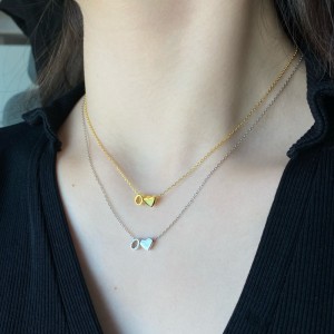 925 Sterling Silver Gold Tone Alphabet Letter Pendant 90200104