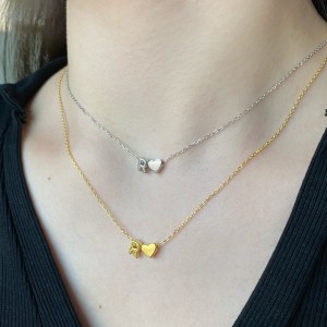 925 Sterling Silver Gold Tone Alphabet Letter Pendant 90200104