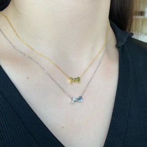 925 Sterling Silver Gold Tone Alphabet Letter Pendant 90200104