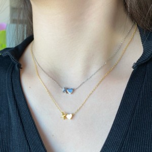 925 Sterling Silver Gold Tone Alphabet Letter Pendant 90200104