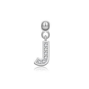 925 Sterling Silver Alphabet Letter Charms 90200107