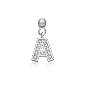 925 Sterling Silver Alphabet Letter Charms 90200107