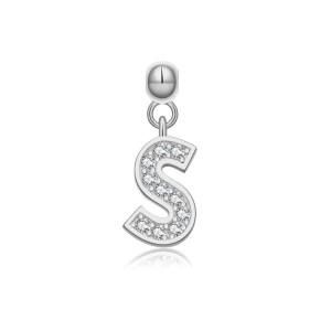 925 Sterling Silver Alphabet Letter Charms 90200107