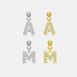 925 Sterling Silver Alphabet Letter Charms 90200107