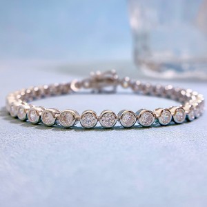 Sparkle Round Zirconia Tennis Bracelet 100100093 Sparkle Round Zirconia Tennis Bracelet 100100093