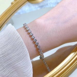 Sparkle Round Zirconia Tennis Bracelet 100100093 Sparkle Round Zirconia Tennis Bracelet 100100093