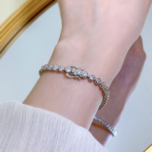Sparkle Round Zirconia Tennis Bracelet 100100093 Sparkle Round Zirconia Tennis Bracelet 100100093