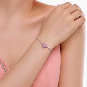 8A Heart Zirconia Tennis Bracelet 100100119 8A Heart Zirconia Tennis Bracelet 100100119