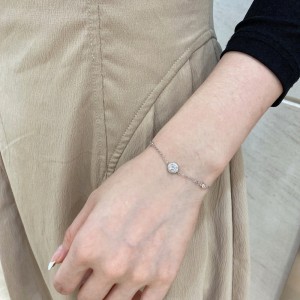 Classical Round Zirconia Chain Bracelet 100100140 Classical Round Zirconia Chain Bracelet 100100140