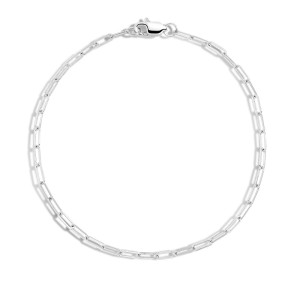 925 Sterling Silver Minimalist Chain Bracelet 100100214