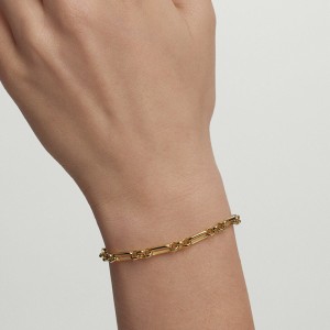 925 Sterling Silver Paperclip Chain Bracelet 100100216