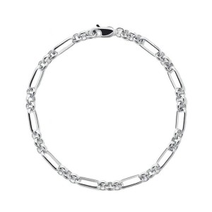 925 Sterling Silver Paperclip Chain Bracelet 100100216