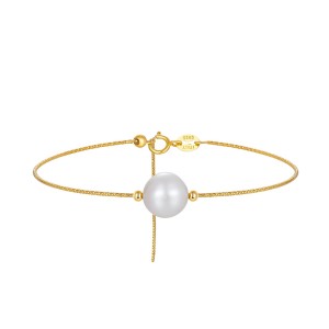 925 Sterling Silver Freshwater Pearl Bracelet 100500007 925 Sterling Silver Freshwater Pearl Bracelet 100500007