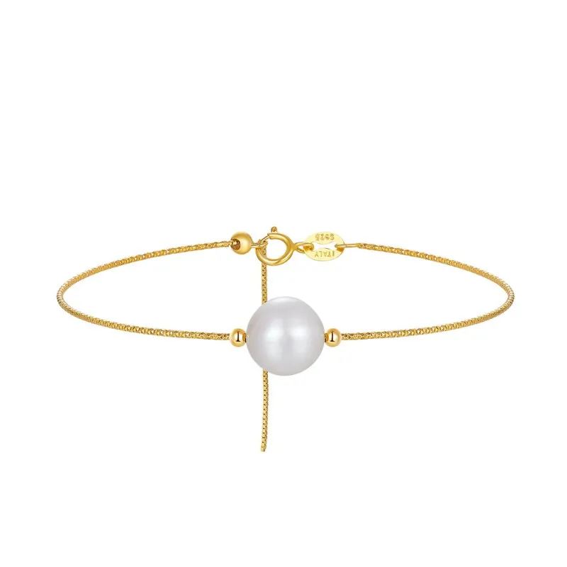 925 Sterling Silver Freshwater Pearl Bracelet 100500007