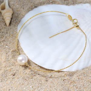 925 Sterling Silver Freshwater Pearl Bracelet 100500007 925 Sterling Silver Freshwater Pearl Bracelet 100500007