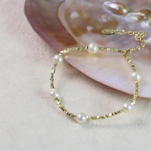 925 Sterling Silver Freshwater Pearl Cube Bracelet 100500012 925 Sterling Silver Freshwater Pearl Cube Bracelet 100500012